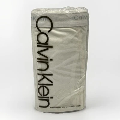 Calzoncillos Calvin Klein de Colección para Hombres 3 Pares Ropa Interior de Algodón Blanco Talla 38 EE. UU. Foto 1 de 4