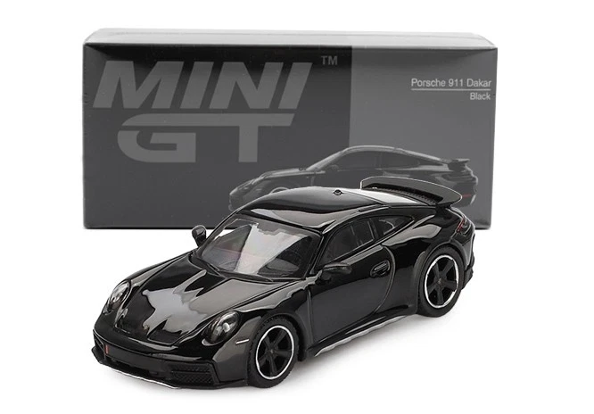 Mini-GT 1:64 PORSCHE 911 (992) DAKAR BLACK 2023 - MGT00958-L - Immagine 1 di 4