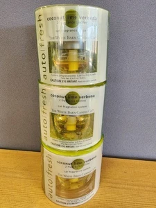3-2pz Bath & Body Works Auto Fresh Car Frag Ricarica Bulbi Cocco Lime Verbena - Foto 1 di 19