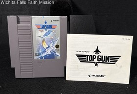 Top Gun for Nintendo NES includes Case, Game, Manual