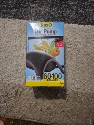 TETRA AQUARIUM AIR PUMP for 60 - 100 GALLON TANKS  SOUND of SILENCE  AQ-77850 - image 1 of 4