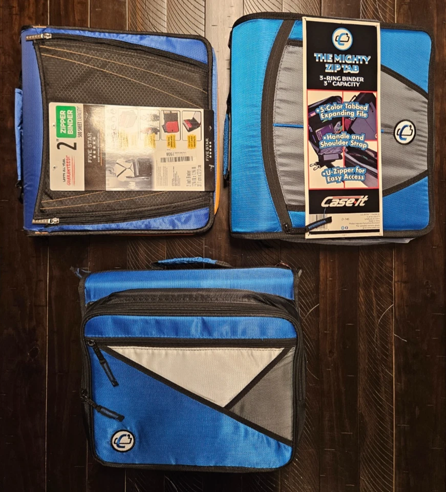 Carpetas con cremallera de 2" y 3" - Case It, 5 estrellas Foto 1 de 1
