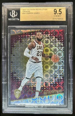Panini Revolution LeBron James Groove #35 Cavaliers BGS 9,5 2017-18 Foto 1 de 2