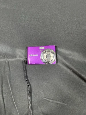 Polaroid i1037 10.0mp 3X Optical Zoom Digital Camera Purple - Working - Image 1 of 4