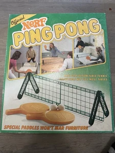 Vintage Official Nerf Ping Pong 1982 Parker Bros - Picture 1 of 7