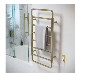 Swiss Madison Ivy 8-Bar Elektrischer Handtuchwärmer in Gebürstetem Gold - Bild 1 von 8