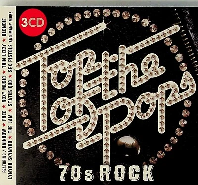 TOP OF THE POPS- Best of 70s Rock 3-CD NEW Thin Lizzy/Knack/Sweet/Sparks/Dickies Foto 1 de 2