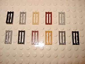 Lot 11 LEGO 1x2 Radiator Grille 2412 Modified Tile Grill Modular, Random Colors - Picture 1 of 2