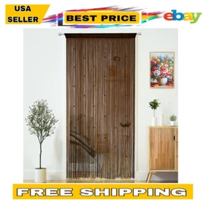 DécorGlow Beaded Curtain - Door String Curtains with Tassels & Hanging Fringe - Picture 1 of 10