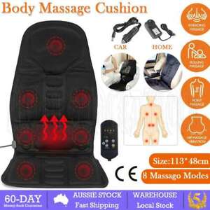 Full Body Back Vibration Massage Cushion Car Chair Seat 8 Kinds Massagers Pad OZ
