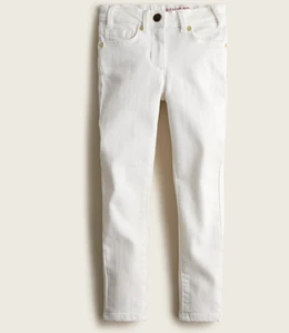 J.Crew Crewcuts Girls $50 White Runaround Jeans Size 16 AB552 - Picture 1 of 7