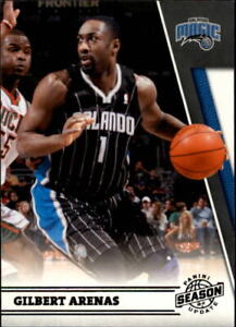 2010-11 Panini Season Update Silver Magic Basketball Card #88 Gilbert Arenas/99