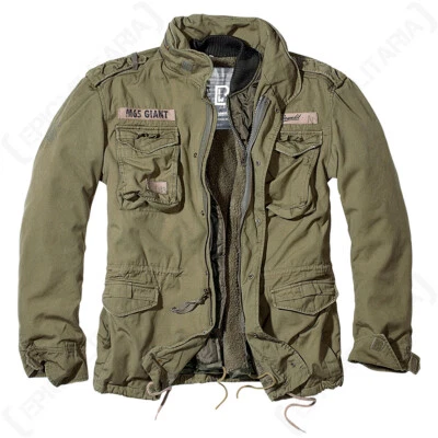 Brandit Military M65 Giant Field Jacket Coat - Olive - Various Sizes - Image 1 of 4