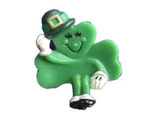 Hallmark MERRY MINIATURES St Patrick Vintage SHAMROCK 1985 SITTER Figurine NEW - Picture 1 of 3