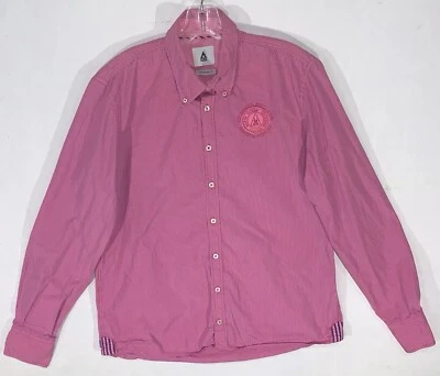 Camisa a Rayas Gaastra North Ocean Crossing LS Abotonada Talla M - Rosa Foto 1 de 4