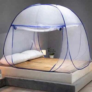 Tragbares Pop Up Bett Moskitonetz Zelt mit Unterseite Insektenschutz Baldachin faltbar. - Bild 1 von 18