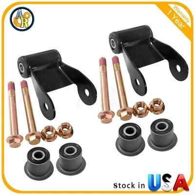 Grillete de resorte de hoja 2 piezas para Ford F-150 Lobo Lincoln Mark Lt 2004-2008 722-088 Foto 1 de 4