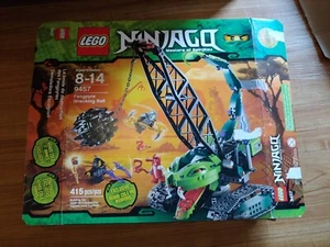 Lego Ninjago Fangpyre Wrecking Ball 9457 solo scatola e manuale - Foto 1 di 9