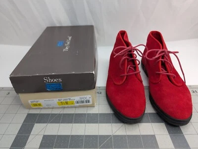 Keds Chaucer Red Suede Bootie Boots Womens Sz 7.5M - Image 1 of 4
