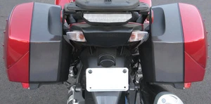 Kit de cinta de vinilo reflectante negra bolsa lateral 3M para Kawasaki Concours GTR 1400 2008+ - Imagen 1 de 2