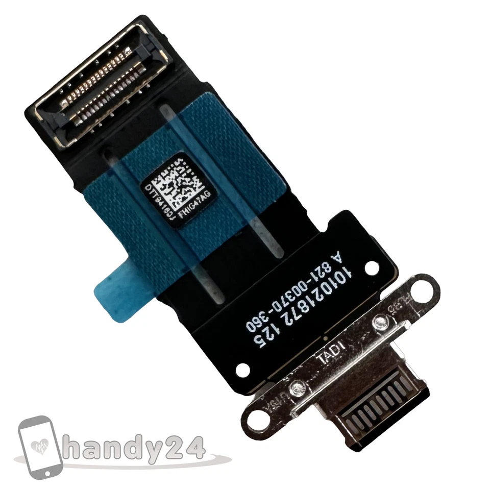HANDY24.ME Ladebuchse Für Apple iPad Pro 11 2021 Anschluss Connector Flex Kabel Schwarz