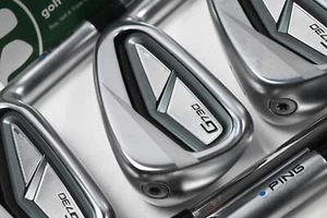 Ping G730 Irons / 5-PW+56° / Blue Dot / Regular Flex Dynamic Gold Mid 100 Shafts - Picture 1 of 7
