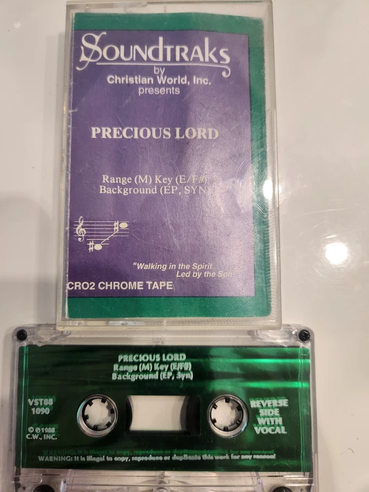 SOUNDTRACKS BY CHRISTIAN WORLD CASSETTE-PRECIOUS LORD Foto 1 de 2
