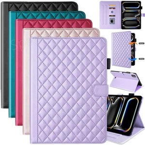 For iPad 10th Gen/9/8/7/6/5 Air 6/5/4/3 Pro 11 13 2024 Tablet Leather Case Cover - Picture 1 of 61