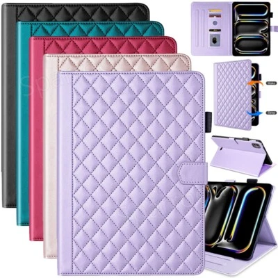 For iPad 10th Gen/9/8/7/6/5 Air 6/5/4/3 Pro 11 13 2024 Tablet Leather Case Cover - Image 1 of 4