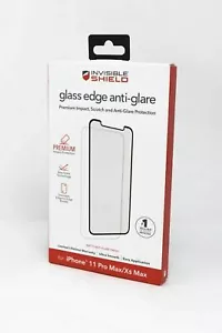 ZAGG Invisible Shield Glass Edge Anti-Glare Screen - iPhone 11 Pro Max XS Max - Picture 1 of 2