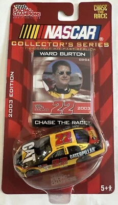 Racing Champions Chase The Race #22 Ward Burton 2003 NASCAR CAT Dodge 03-04 - Image 1 of 4