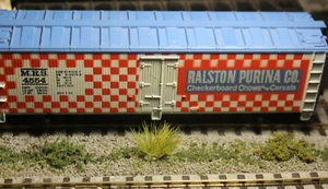 VAGÓN FRIGORÍFICO 40' RALSTON PURINA CO. 1/87 HO RTR CONSTRUIDO - Imagen 1 de 10
