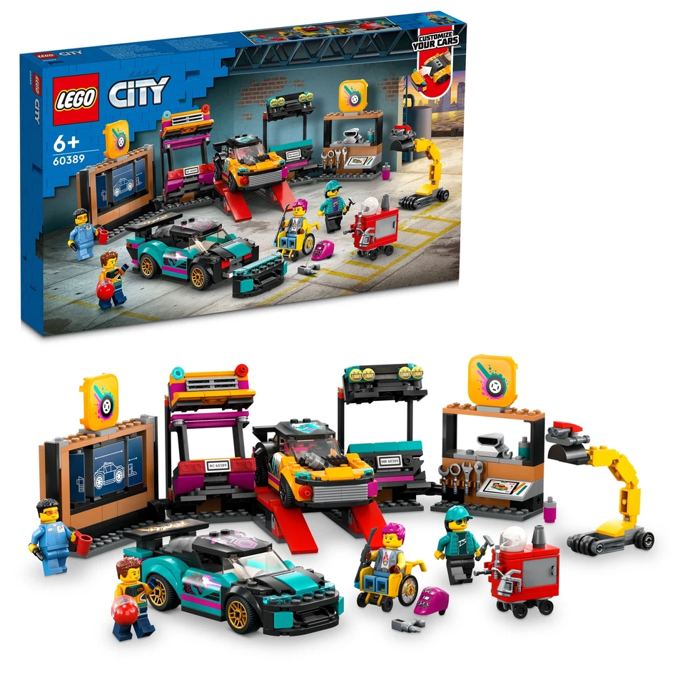 LEGO CITY 60389 Autowerkstatt Tuning und Autos - Bild 1 von 1