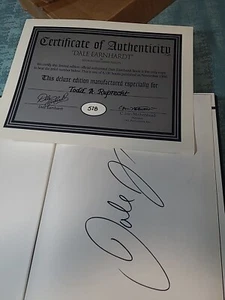 Dale Earnhart Determines With Letter Of Authenticity And Signature - Picture 1 of 20