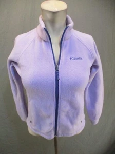 Columbia Size M (10/12) Girls Full Zip Stand Collar Pocket Athletic Jacket 676 - Picture 1 of 9
