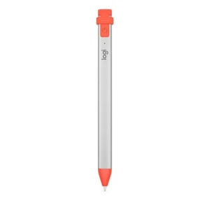 Logitech Crayon Digitaler Eingabestift für iPad - Silber/Orange - Bild 1 von 2