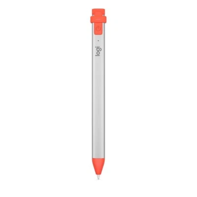 Logitech Crayon Digitaler Eingabestift für iPad - Silber/Orange - Bild 1 von 2