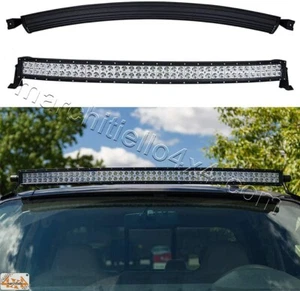 BARRA LED 288 WATT CURVA NERA 50'' 96 LED CREE + KIT MONTAGGIO - Foto 1 di 13