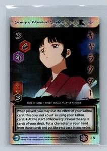 Inuyasha TCG - Sango, Worried Sister 115 - FOIL Rare - Score Saisei - Picture 1 of 2