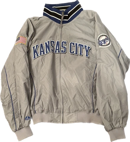 Kansas City Royals Authentic Jacket - XXL Throwback Cover