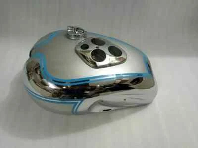 Fit For TRIUMPH TRIGER T80 STEEL GAS FUEL PETROL TANK CHROME & SILVER PAINTED — 第 1/4 张图片