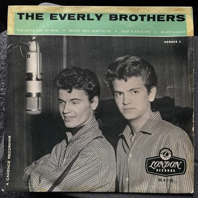 EVERLY BROTHERS Number 2 UK 1958 1st Press EP TRI London RE-A1148  - Image 1 of 3