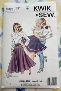 Kwik Sew 1271 Schnittmuster zum Cloggen, Square Dancing Kreis Rock 6-12 - Bild 1 von 2