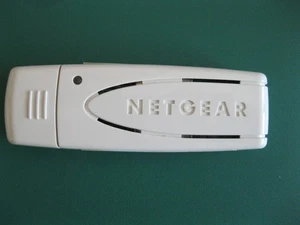 Netgear Wireless-N USB 2.0 Adapter, weiß, gebraucht - Bild 1 von 4
