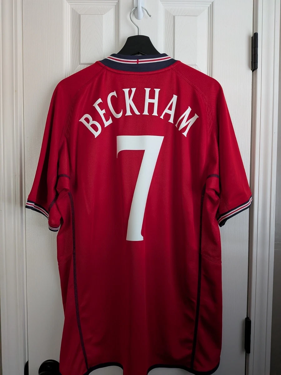 David Beckham Red National Team Soccer Fan Apparel & Souvenirs for