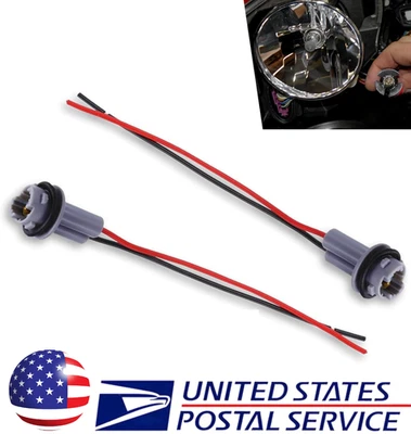 Universal Pigtail Wire Female Socket 194 T10 PGS Front Side Marker Light Plug - Image 1 of 4