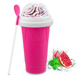 Slushie Maker Cup, DIY Magic Slushy Maker Squeeze Cup for Homemade Milk Shake... - Picture 1 of 8