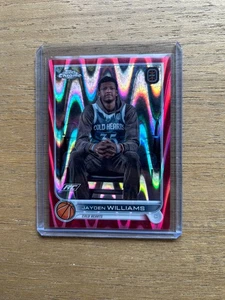 2022 Topps Chrome OTE Jayden Williams Red Refractor /5 - Picture 1 of 1