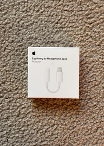 Apple Lightning to 3.5 mm Headphone Jack Adapter MMX62AM/A BRAND NEW - Photo 1 sur 2