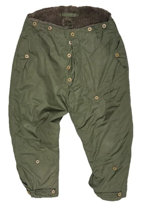 US Army WW2 Air Force Type A-10 Winter Flight Trousers Size 38 Pilot Bomber Real - Image 1 of 4